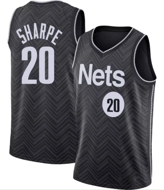 Youth Day'Ron Sharpe Brooklyn Nets Black Swingman 2020/21 Jersey - Earned Edition