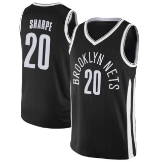 Youth Day'Ron Sharpe Brooklyn Nets Black Swingman Jersey - City Edition