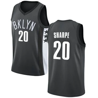Youth Day'Ron Sharpe Brooklyn Nets Gray Swingman Jersey - Statement Edition