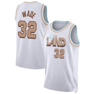 Youth Dean Wade Cleveland Cavaliers White Swingman 2022/23 City Edition Jersey