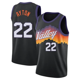 Youth Deandre Ayton Phoenix Suns Black Swingman 2020/21 City Edition Jersey