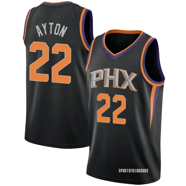 Youth Deandre Ayton Phoenix Suns Black Swingman Jersey - Statement Edition