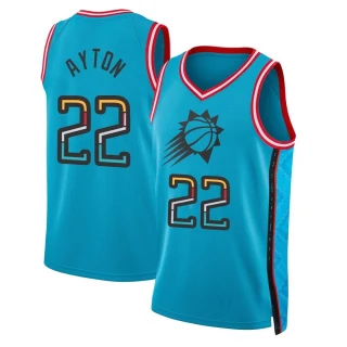 Youth Deandre Ayton Phoenix Suns Purple Swingman 2022/23 City Edition Jersey