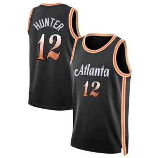 Youth De'Andre Hunter Atlanta Hawks Black Swingman 2022/23 City Edition Jersey