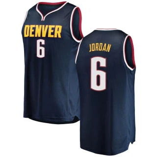Youth DeAndre Jordan Denver Nuggets Navy Fast Break 2018/19 Jersey - Icon Edition