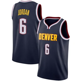 Youth DeAndre Jordan Denver Nuggets Navy Swingman Jersey - Icon Edition