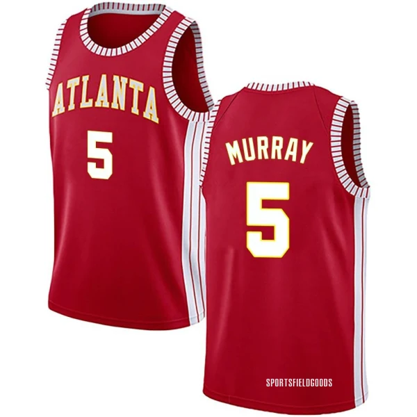Youth Dejounte Murray Atlanta Hawks Red Swingman Jersey - Statement Edition