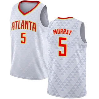 Youth Dejounte Murray Atlanta Hawks White Swingman Jersey - Association Edition