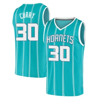 Youth Dell Curry Charlotte Hornets Teal Fast Break 2020 Jersey - Icon Edition