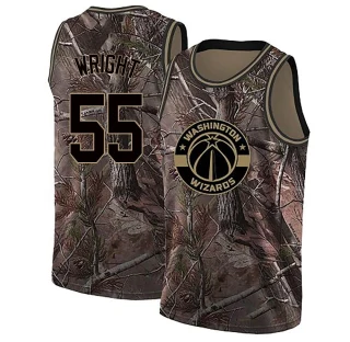 Youth Delon Wright Washington Wizards Camo Swingman Realtree Collection Jersey