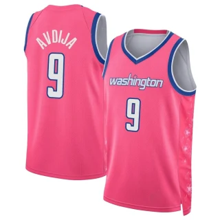Youth Deni Avdija Washington Wizards Pink Swingman 2022/23 City Edition Jersey