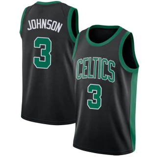 Youth Dennis Johnson Boston Celtics Black Swingman Jersey - Statement Edition