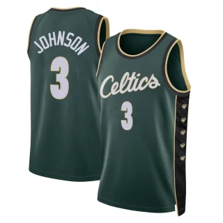 Youth Dennis Johnson Boston Celtics Green Swingman 2022/23 City Edition Jersey