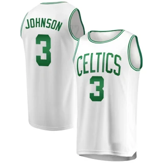 Youth Dennis Johnson Boston Celtics White Fast Break Jersey - Association Edition