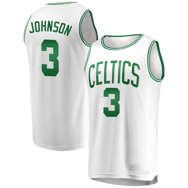 Youth Dennis Johnson Boston Celtics White Fast Break Jersey - Association Edition