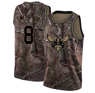 Youth Dennis Smith Jr. Charlotte Hornets Camo Swingman Realtree Collection Jersey