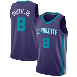Youth Dennis Smith Jr. Charlotte Hornets Purple Swingman Jordan Brand Jersey - Statement Edition