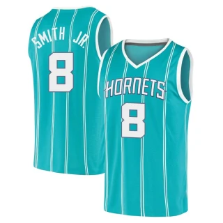 Youth Dennis Smith Jr. Charlotte Hornets Teal Fast Break 2020 Jersey - Icon Edition
