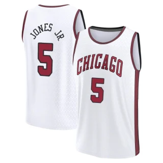 Youth Derrick Jones Jr. Chicago Bulls White Swingman 2022/23 City Edition Jersey