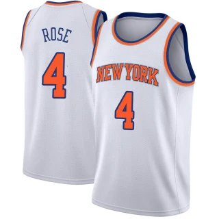 Youth Derrick Rose New York Knicks White Swingman Jersey - Association Edition