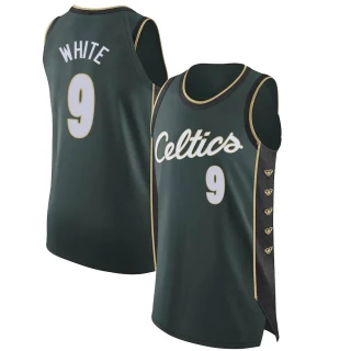 Youth Derrick White Boston Celtics White Authentic Green 2022/23 City Edition Jersey