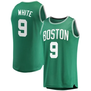 Youth Derrick White Boston Celtics White Fast Break Green Jersey - Icon Edition