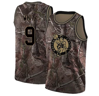 Youth Derrick White Boston Celtics White Swingman Camo Realtree Collection Jersey