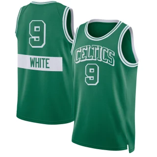 Youth Derrick White Boston Celtics White Swingman Kelly Green 2021/22 City Edition Jersey