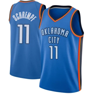 Youth Detlef Schrempf Oklahoma City Thunder Blue Swingman Jersey - Icon Edition