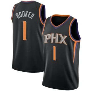 Youth Devin Booker Phoenix Suns Black Swingman Jersey - Statement Edition