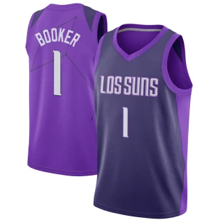 Youth Devin Booker Phoenix Suns Purple Swingman Jersey - City Edition