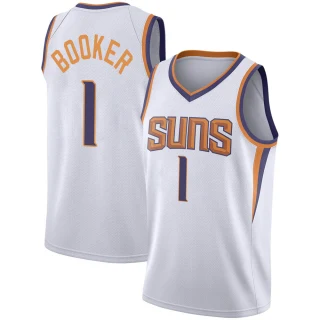 Youth Devin Booker Phoenix Suns White Swingman 2020/21 Jersey - Association Edition