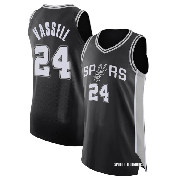 Youth Devin Vassell San Antonio Spurs Black Authentic Jersey - Icon Edition