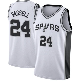 Youth Devin Vassell San Antonio Spurs White Swingman Jersey - Association Edition