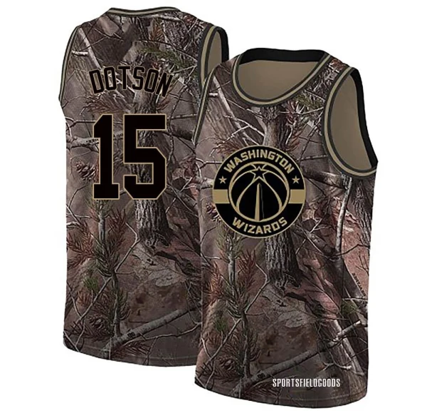 Youth Devon Dotson Washington Wizards Camo Swingman Realtree Collection Jersey