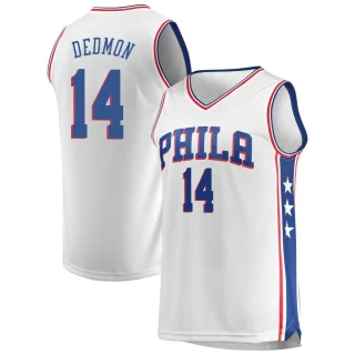 Youth Dewayne Dedmon Philadelphia 76ers White Fast Break Jersey - Association Edition