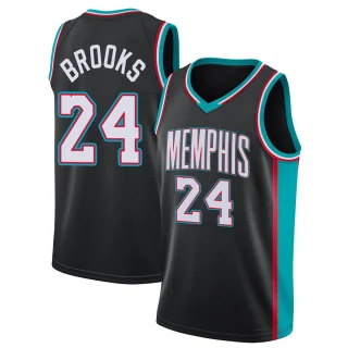 Youth Dillon Brooks Memphis Grizzlies Black Swingman 2020/21 Hardwood Classics Jersey
