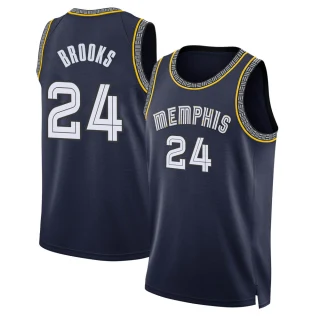 Youth Dillon Brooks Memphis Grizzlies Navy Swingman 2021/22 City Edition Jersey