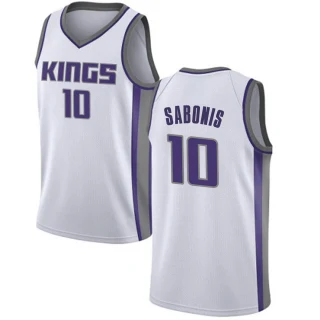 Youth Domantas Sabonis Sacramento Kings White Swingman Jersey - Association Edition