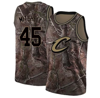 Youth Donovan Mitchell Cleveland Cavaliers Camo Swingman Realtree Collection Jersey