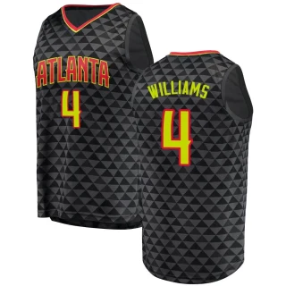 Youth Donovan Williams Atlanta Hawks Black Fast Break Jersey - Icon Edition