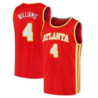 Youth Donovan Williams Atlanta Hawks Red Fast Break 2020/21 Jersey - Icon Edition