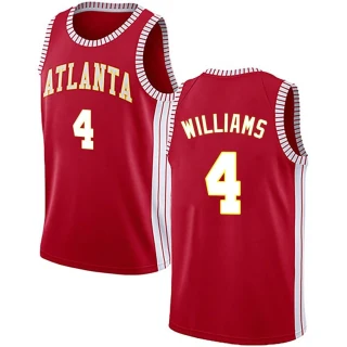 Youth Donovan Williams Atlanta Hawks Red Swingman Jersey - Statement Edition