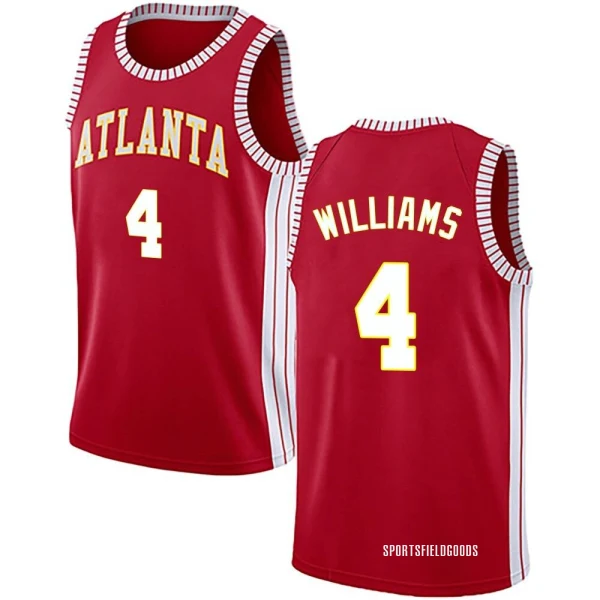 Youth Donovan Williams Atlanta Hawks Red Swingman Jersey - Statement Edition