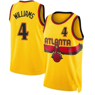 Youth Donovan Williams Atlanta Hawks Yellow Swingman 2021/22 City Edition Jersey