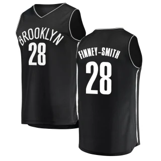 Youth Dorian Finney-Smith Brooklyn Nets Black Fast Break Jersey - Icon Edition