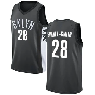 Youth Dorian Finney-Smith Brooklyn Nets Gray Swingman Jersey - Statement Edition