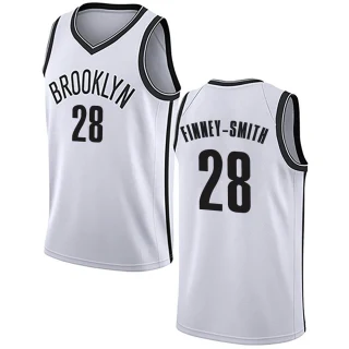 Youth Dorian Finney-Smith Brooklyn Nets White Swingman Jersey - Association Edition