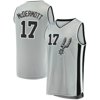 Youth Doug McDermott San Antonio Spurs Fast Break Silver Jersey - Statement Edition