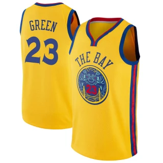 Youth Draymond Green Golden State Warriors Gold Swingman Jersey - City Edition